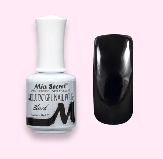 Gelux- Black Mia secret Gel nail Polish