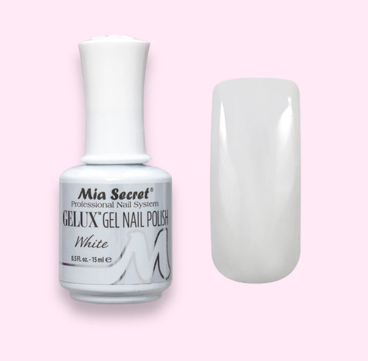 Gelux-white Mia secret Gel nail Polish