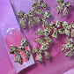 10 Pcs Gold Bow Nail Charms – Luxe 3D Nail Art Embellishments for Glam Sets