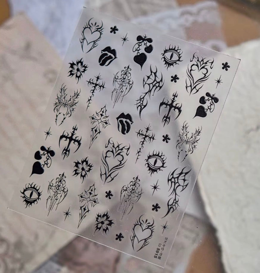 Nail sticker-designs