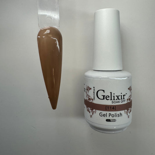 #114 gel polish- Gelixir Gel Polish - Long-Lasting, High Shine Gel for Salon-Quality Nails