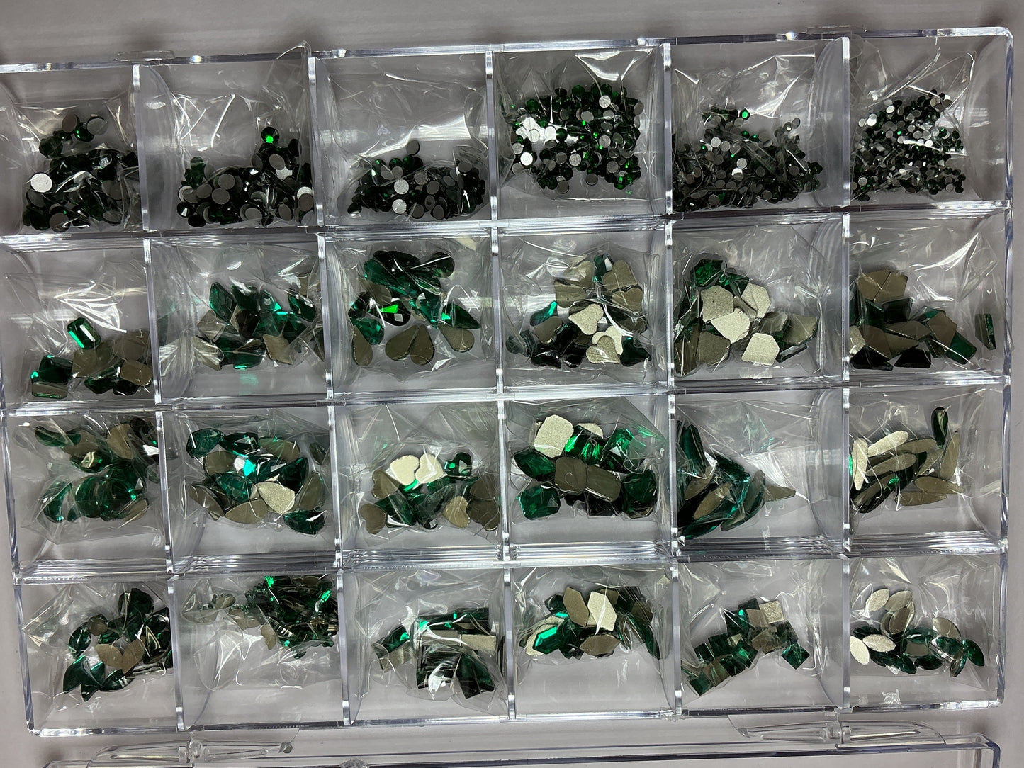 24 grit- high quality rhinestone box Bling for nails