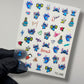 Stitch Nail Art Stickers – Cute Waterproof Cartoon Nail Decals