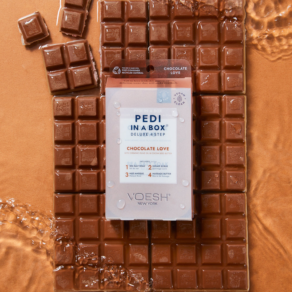 Pedi in a Box – Deluxe 4-Step Spa Pedicure Kit | Exfoliate, Nourish, Hydrate & Glow