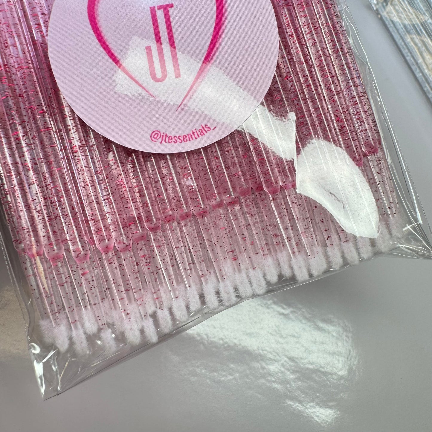 100 pcs Disposable Swabs Pink