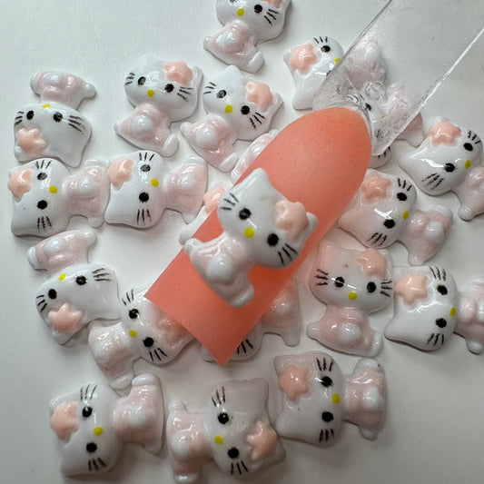 20 PCs Hell0Kitty Nail Charms - 03 Charm