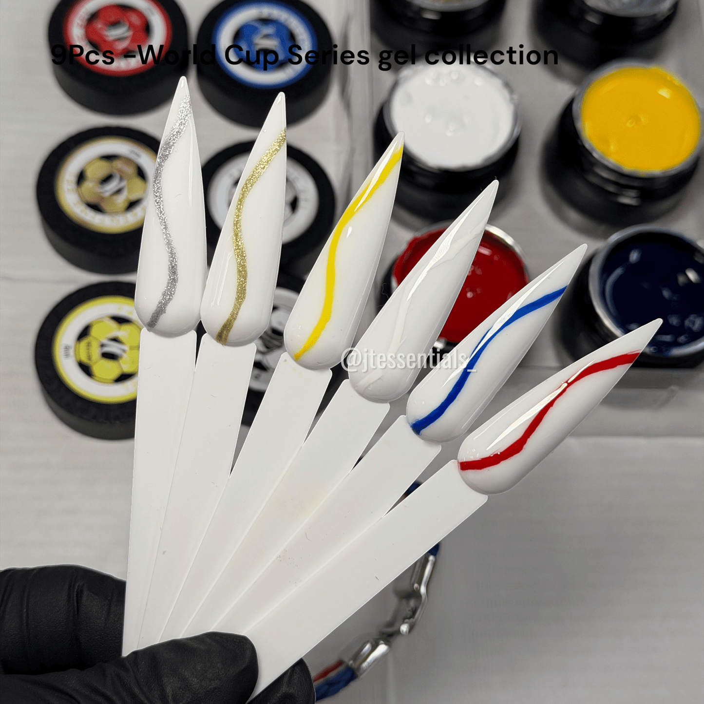9Pcs - World Cup Series gel collection - JTessentials