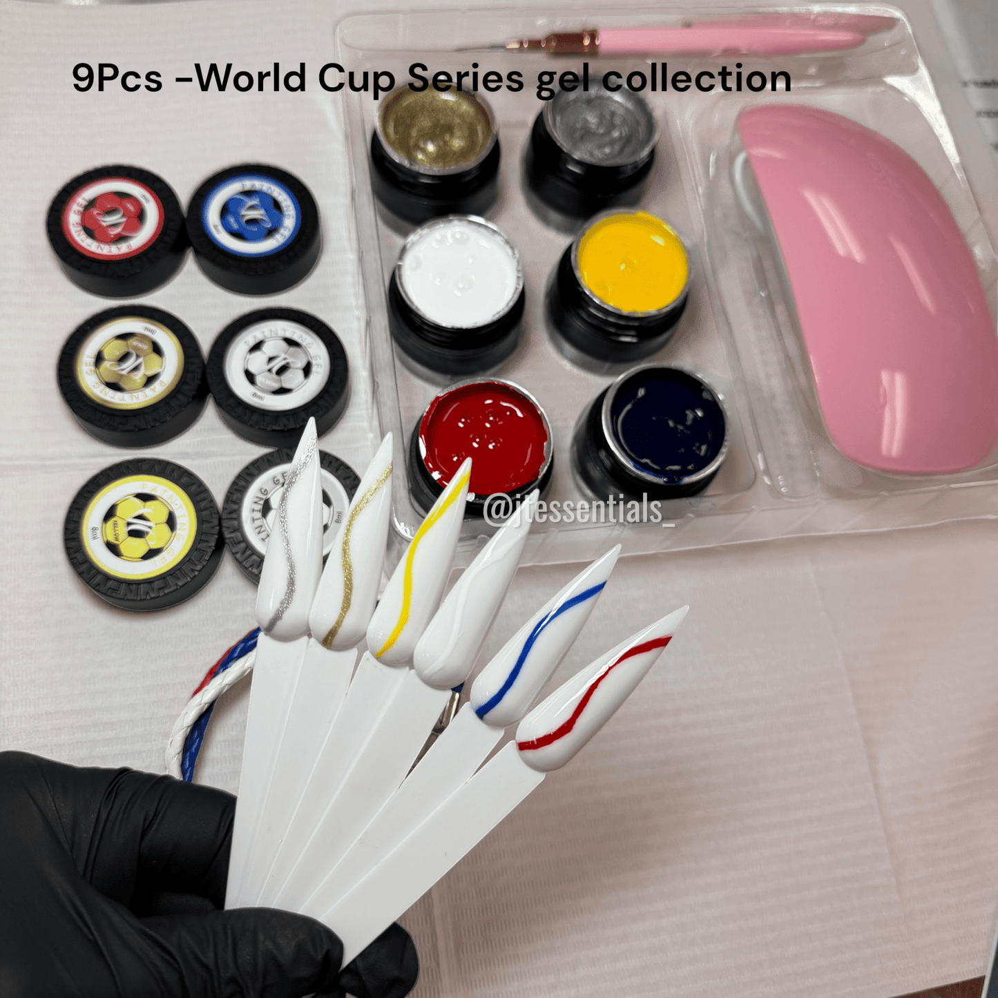 9Pcs - World Cup Series gel collection - JTessentials