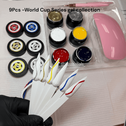 9Pcs - World Cup Series gel collection - JTessentials