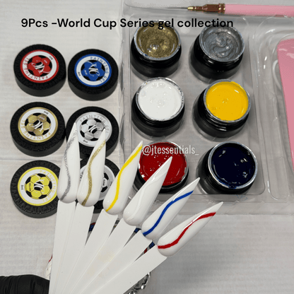 9Pcs - World Cup Series gel collection - JTessentials
