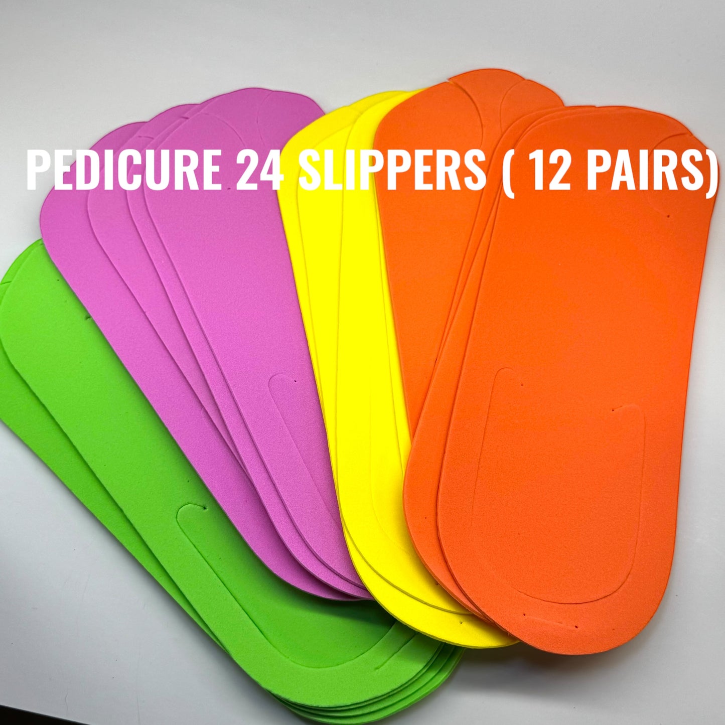 Disposable Pedicure Sandals – 12 Pairs for Professional & Home Use