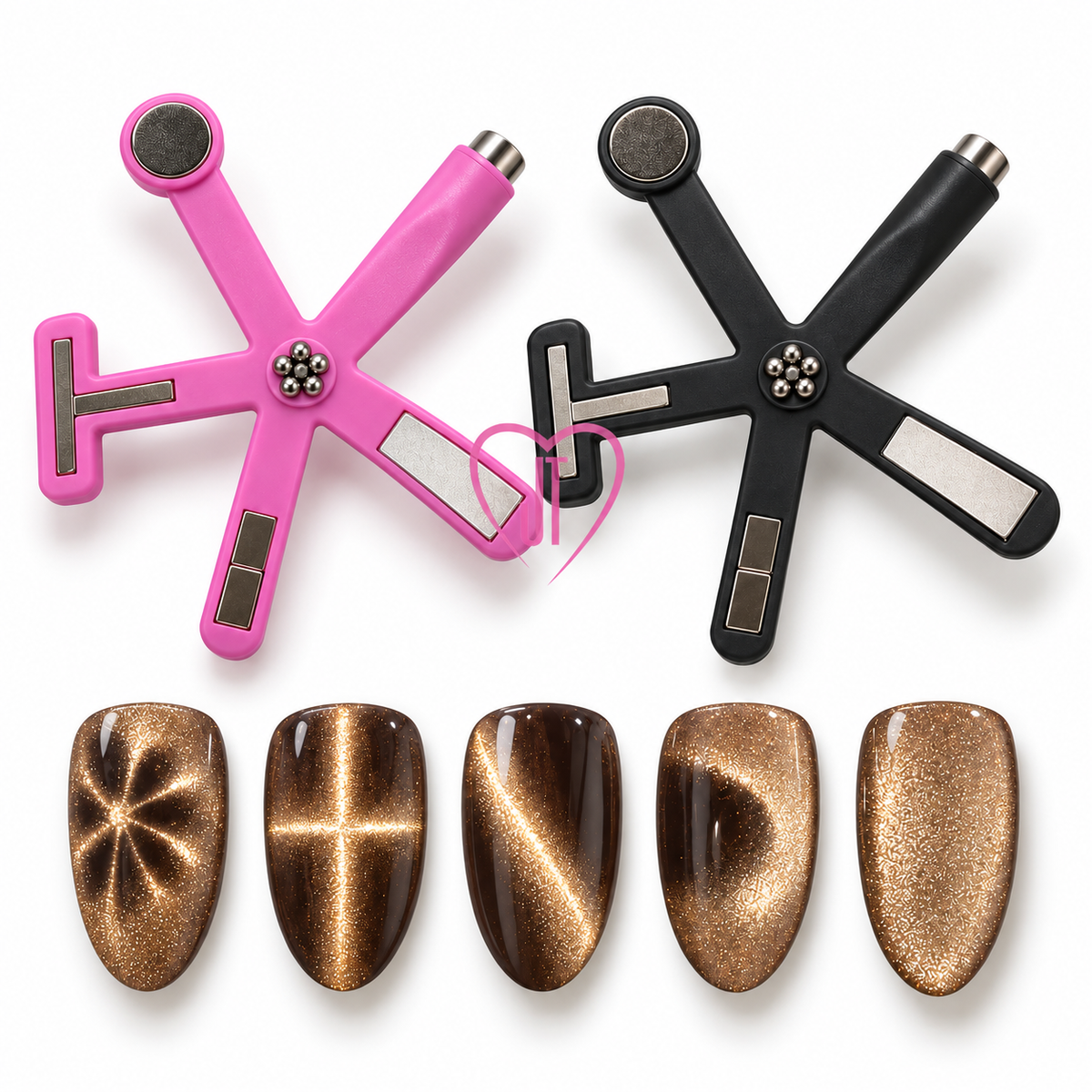 Strong Multi-Shape Magnetic Wand for Cat Eye Gel Designs