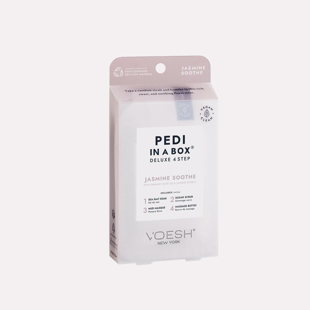Pedi in a Box – Deluxe 4-Step Spa Pedicure Kit | Exfoliate, Nourish, Hydrate & Glow