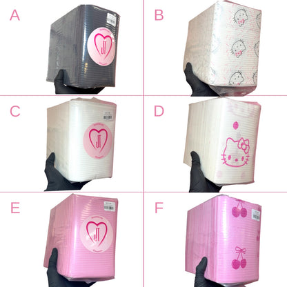 125 Pcs Pink Disposable Table Cloths – dental bib