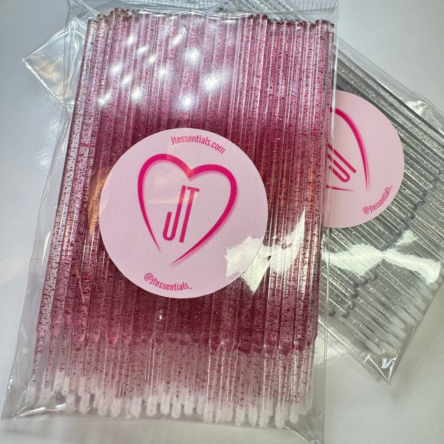 100 pcs Disposable Swabs Pink