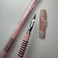 JT Kolinsky Pink 3D Brush - Premium Quality for Precise Nail Art Designs