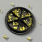 Butterfly Gold Nail Charms Wheel – 3D Metallic Butterfly Decorations for Nails