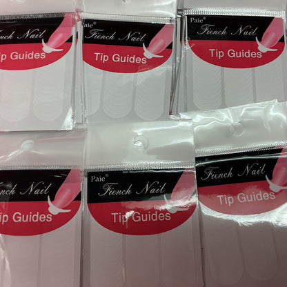 French Nail Tip Guides – Easy-to-Use Stickers for Perfect French Manicures