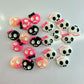 10 pcs Cute Skull Halloween Nail Charms Diva Mix - Spooky Nail Art Decorations for Halloween Nails