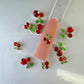 10 pcs Cherry Red Nail Charms - Small & Large Sizes for Stunning Nail Art Designs