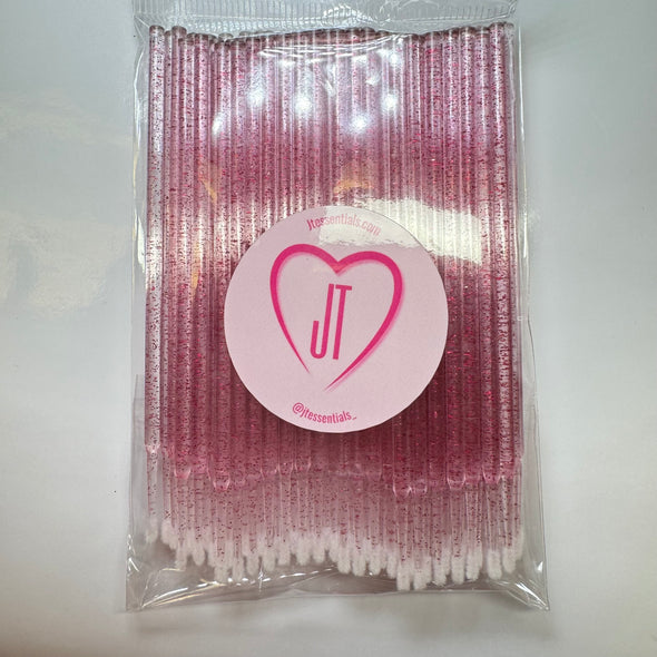 100 pcs Disposable Swabs Pink