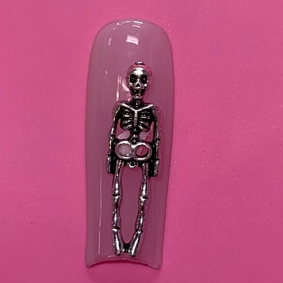 2 pcs Skeleton Nail Charm- Halloween nail charms