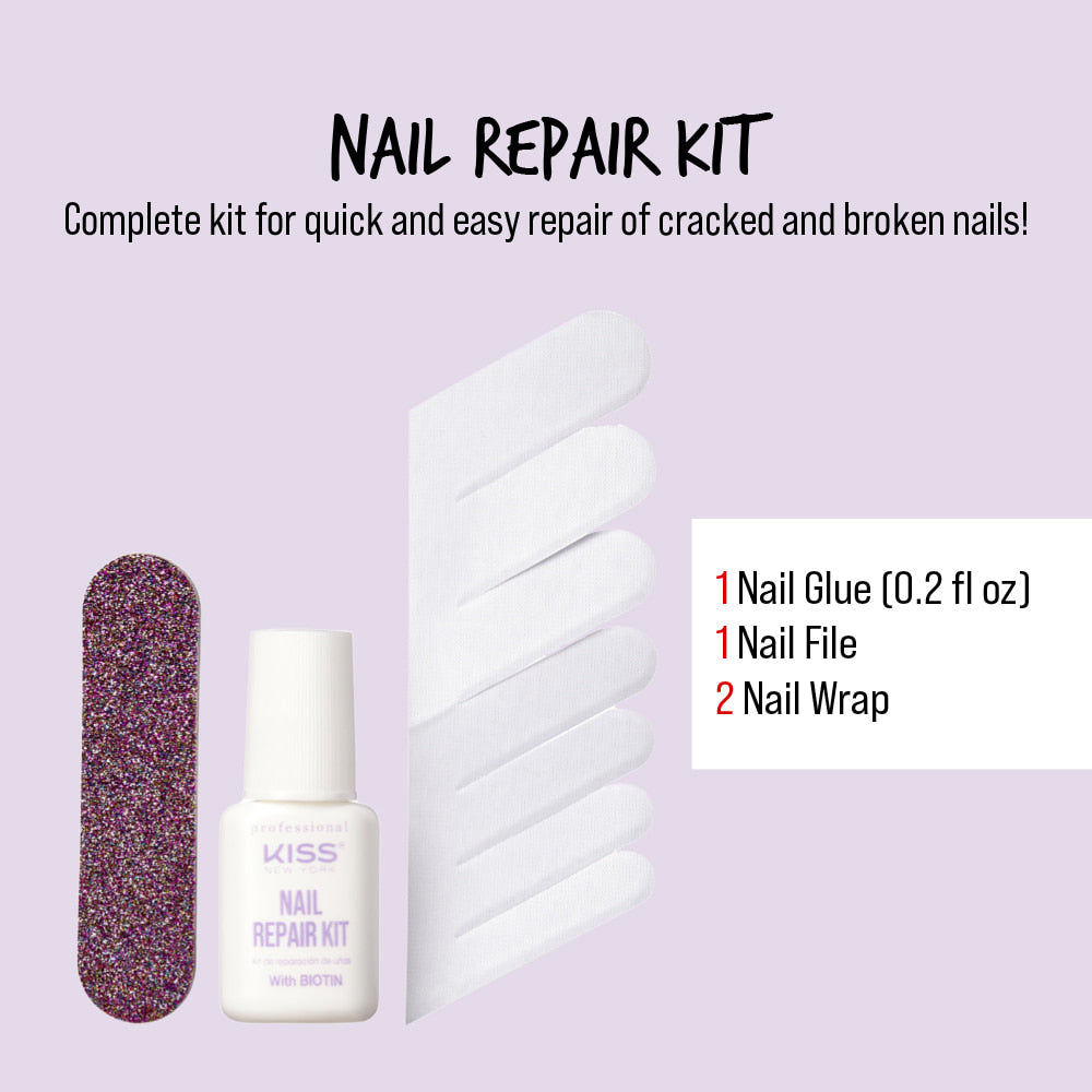 Nail Repair Kit For Damaged Or Weak Nails by kiss-Nail Treatment