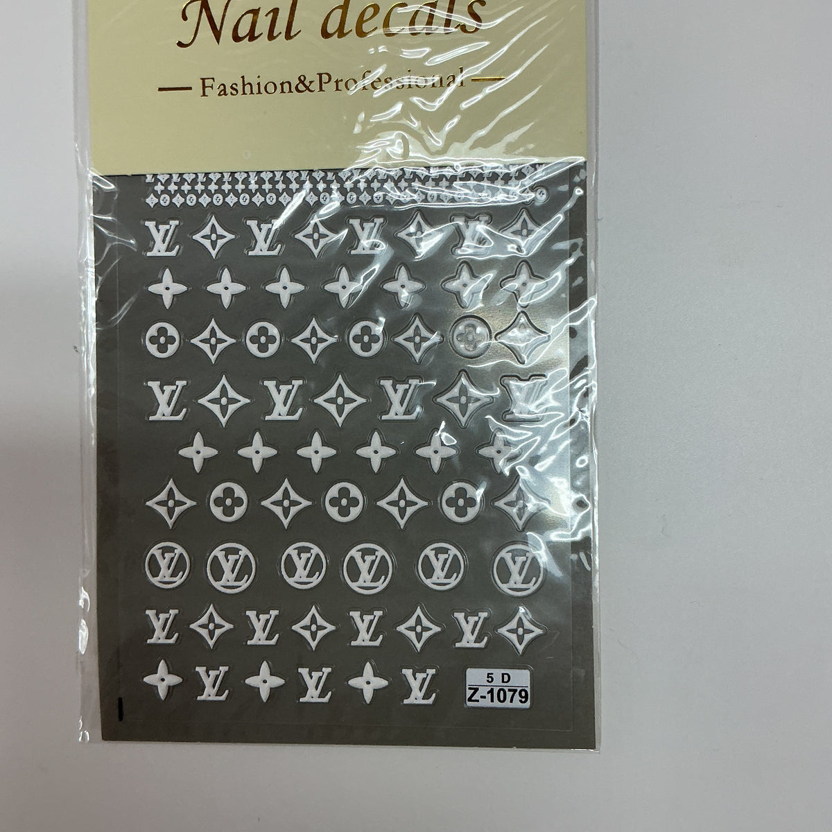 Nail sticker LUX white