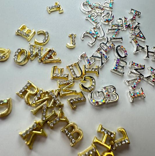 LETTER Nail Charms - High-Quality Alphabet Nail Decorations