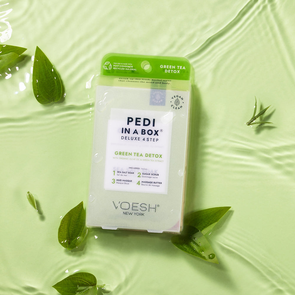 Pedi in a Box – Deluxe 4-Step Spa Pedicure Kit | Exfoliate, Nourish, Hydrate & Glow