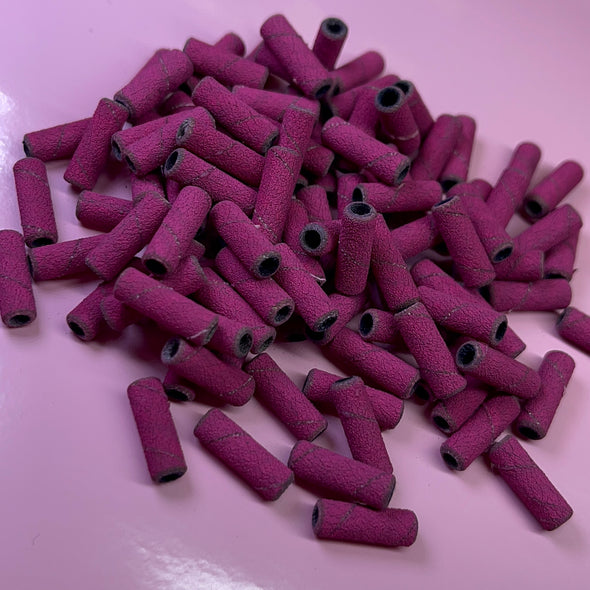 Pink Mini sanding bands -100 pcs bag