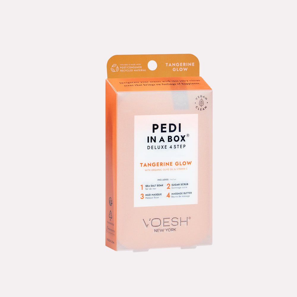 Pedi in a Box – Deluxe 4-Step Spa Pedicure Kit | Exfoliate, Nourish, Hydrate & Glow