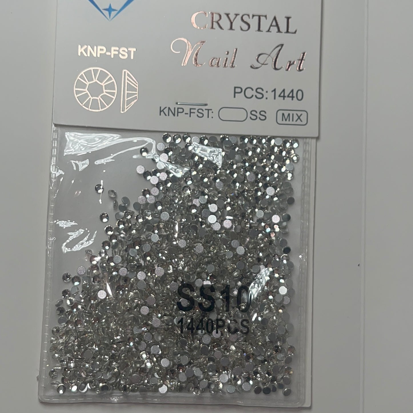 Crystal ss10 SILVER 1440 pcs rhinestone pack