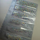 Clear Ab rhinestone flat back- 6 grit pack of crystals for nail decoration