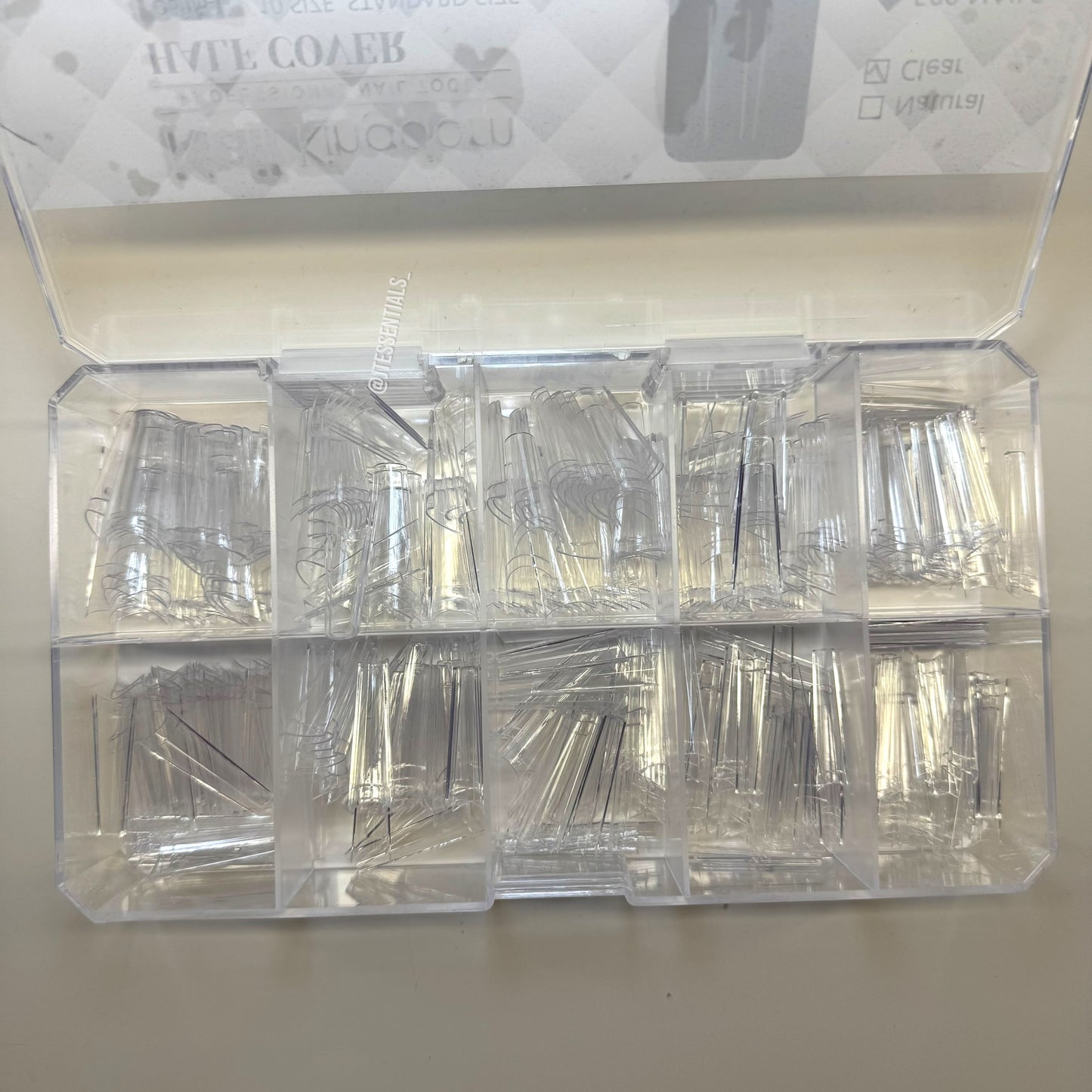 Long Straight Coffin-Nail Tips Box 500 pcs