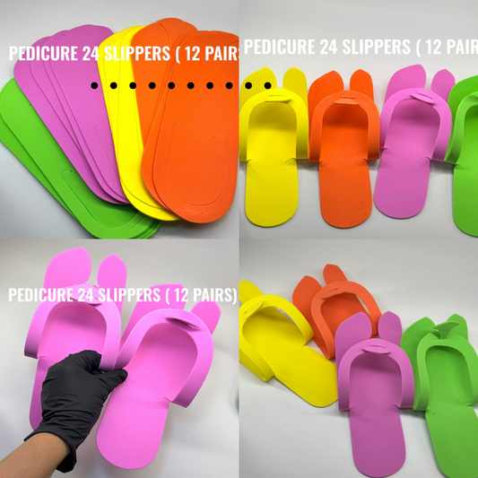 Disposable Pedicure Sandals – 12 Pairs for Professional & Home Use