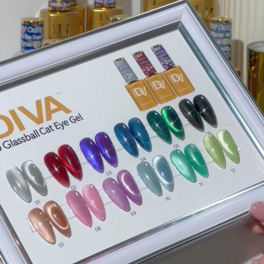 DIVA 9D Glass Ball Cat Eye -Gel Polish