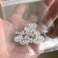 Silver Rhinestone Number Nail Charms – 0-9 Digits for Custom Nail Art