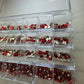 24 grit-Red high quality rhinestone box