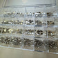 24 Grit  Silver High-Quality Rhinestone Box