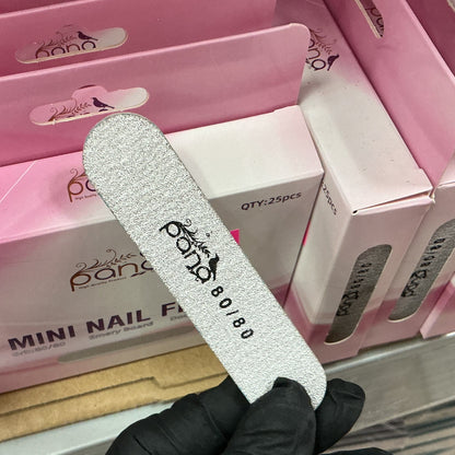 Pana Mini Nail Files 80/80 -10 pcs pack