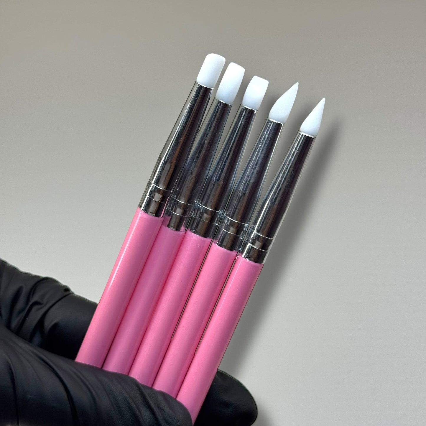 Pink Silicone Carving & dotting Gel Tools - 5 PCs Pack