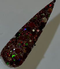 Brown Fall Glitter- for nail decor.
