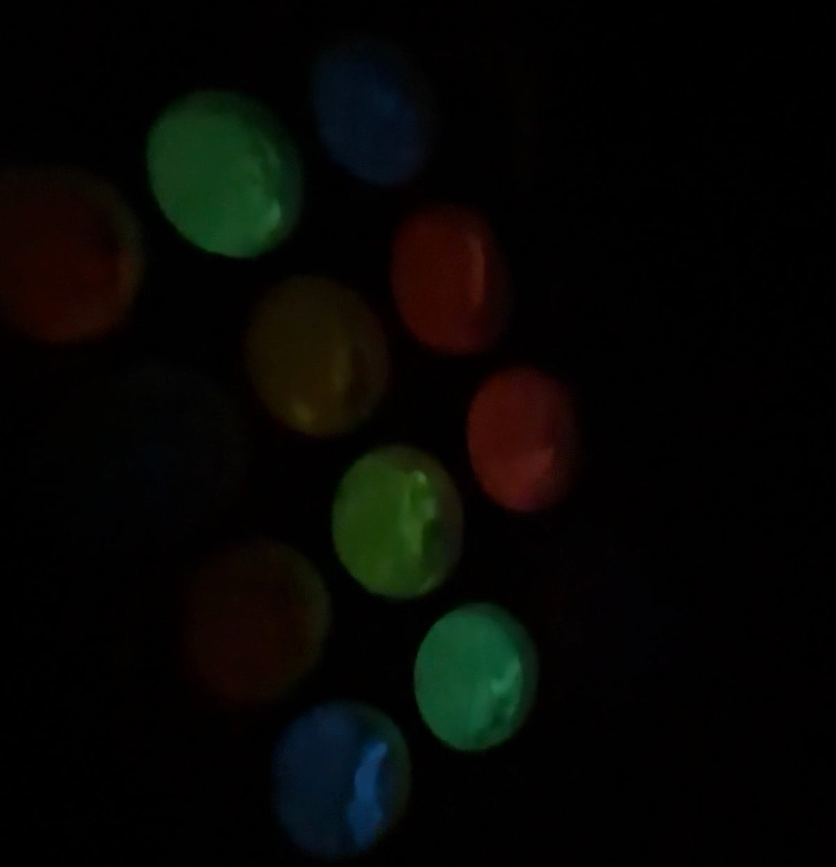 Glow in the dark- pigment powders