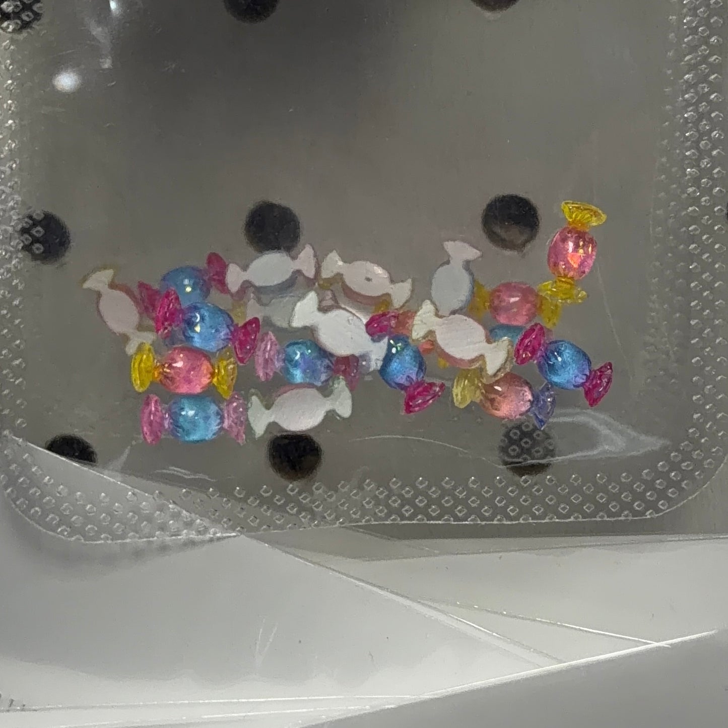 10 pcs Sweet Candy Shaped Nail Charms – Colorful & Fun Nail Art Decoration