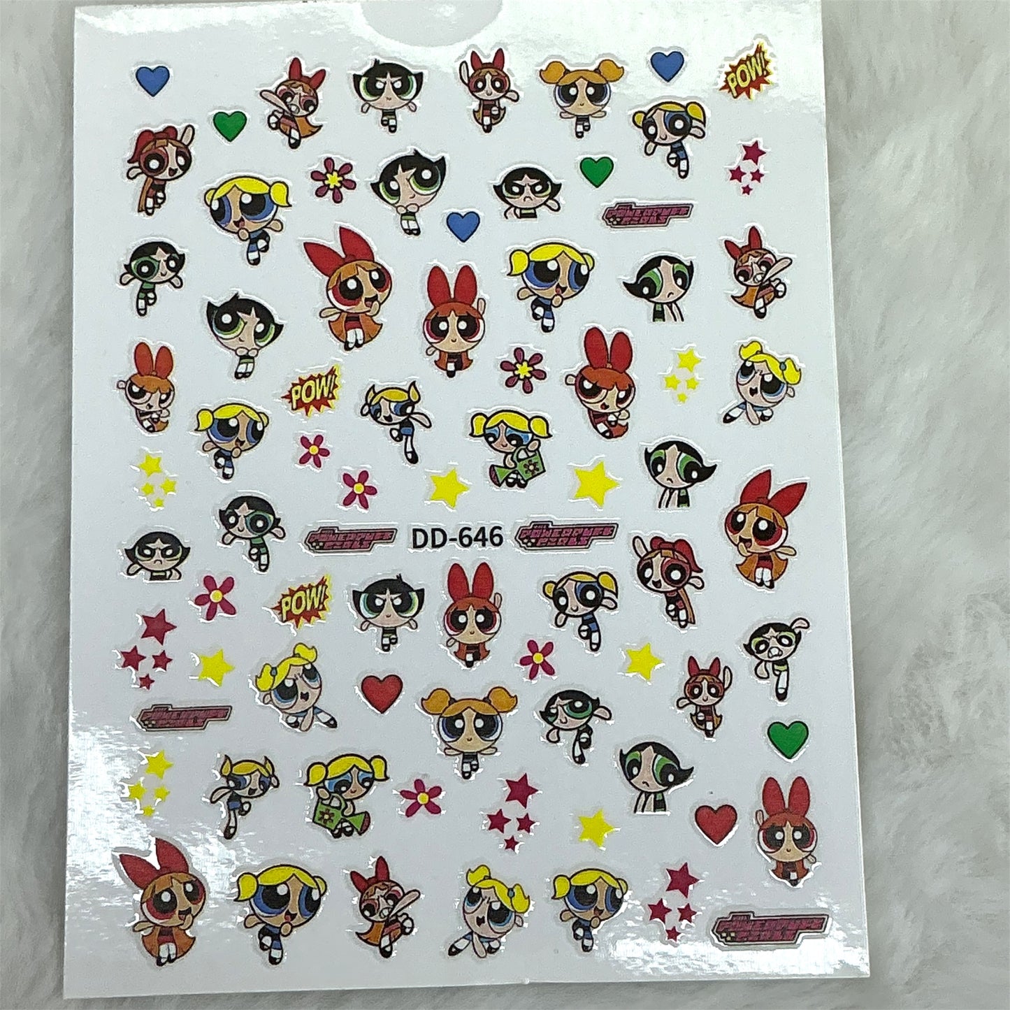 Nail Stickers The Powderpuff Girls|DD646