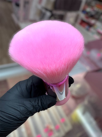 Pink Luxe Dusting Brush – Ultra Soft Nail Cleaning Brush
