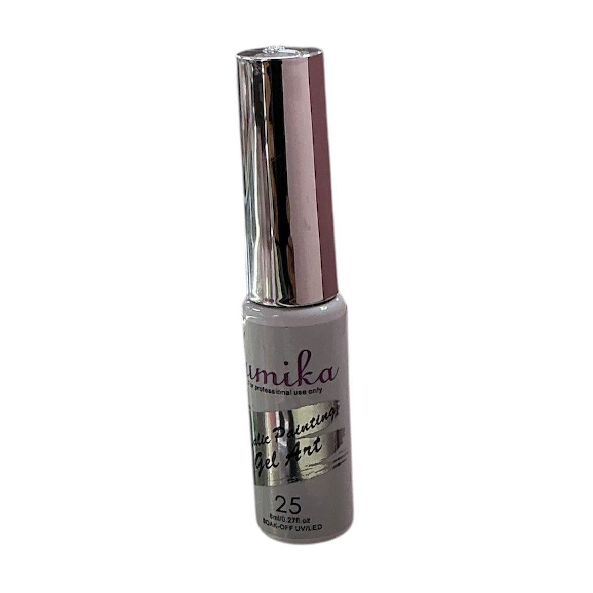 Metallic Silver Liner gel polish  -Sumika