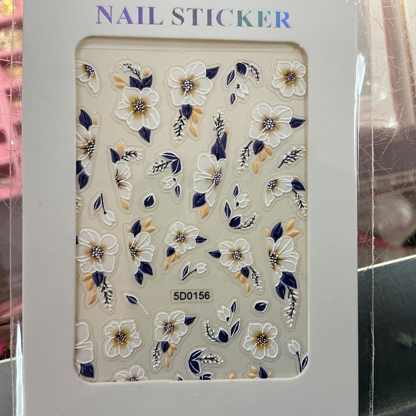 02Flower 5D Nail sticker | 5D0156