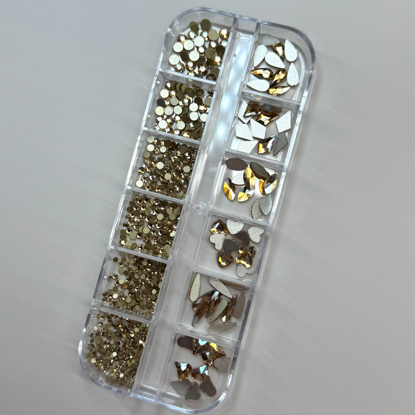 Shape Champagne  Rhinestone Box - High Quality Rhinestone box